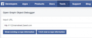Facebook debug tool